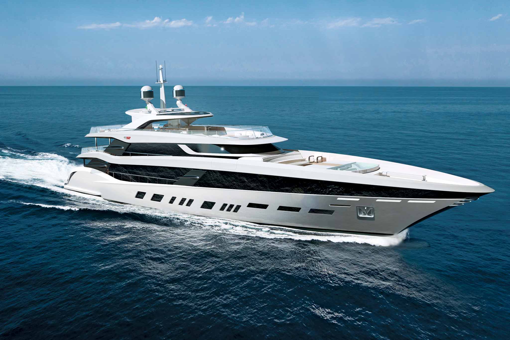 A 50m semi-custom Benetti Fisker 50