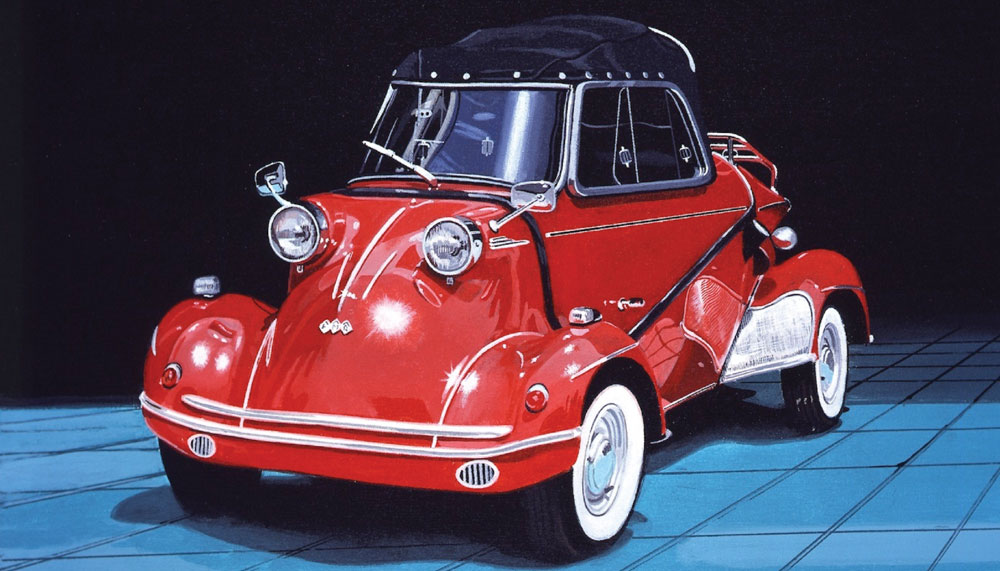 Car painting by Harold Cleworth