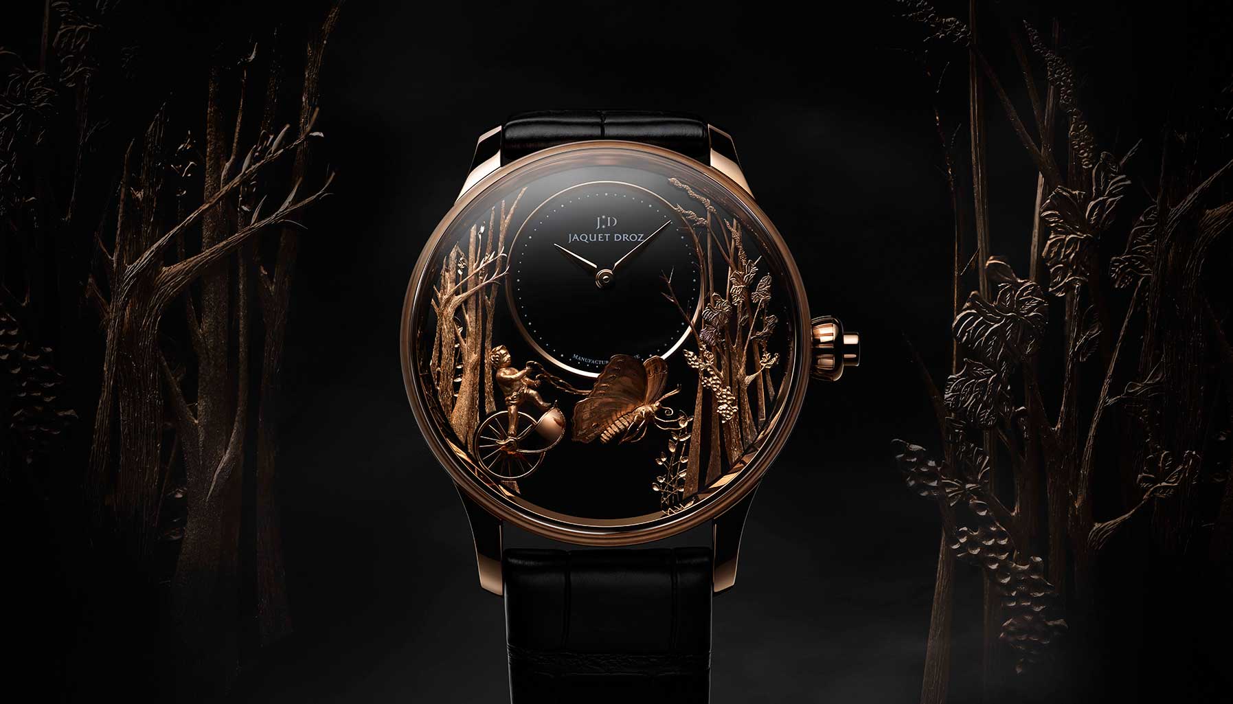 Jaquet Droz Loving Butterfly Automaton, Baselworld 2017