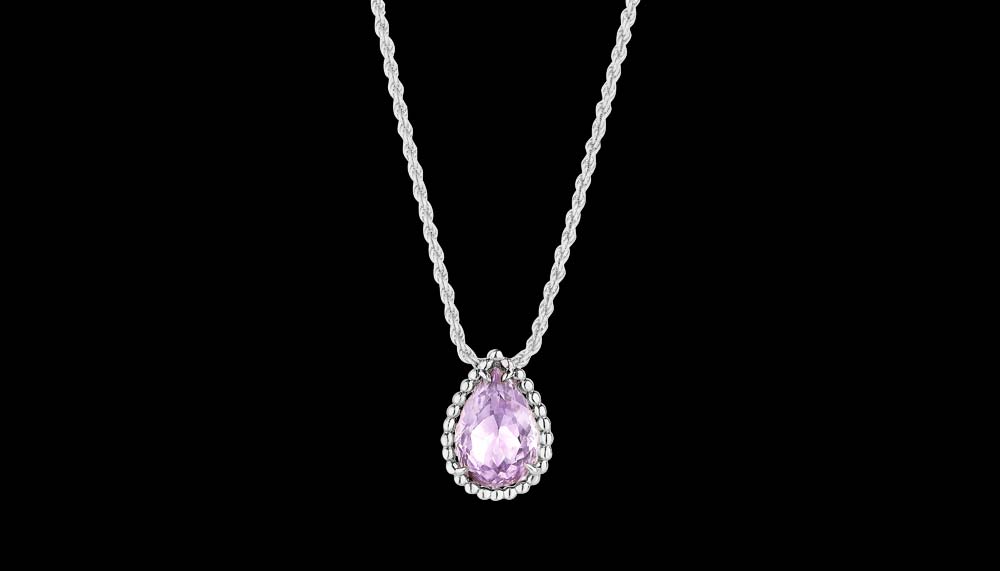 White gold amethyst necklace, Boucheron Serpent Boheme collection