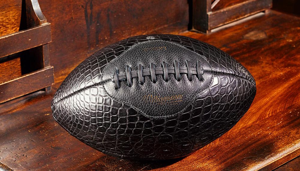 Crocodile Leather Football by Williamson