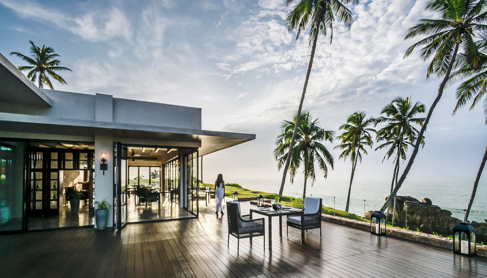 Dining on a cliff, Sir Lanka