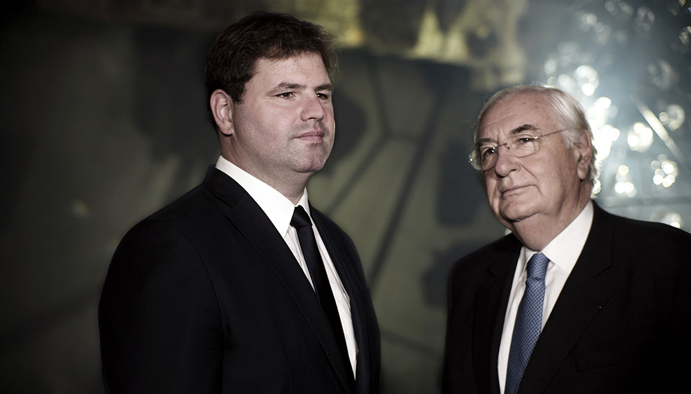 Renaud Fillioux de Gironde with his uncle Yann Fillioux