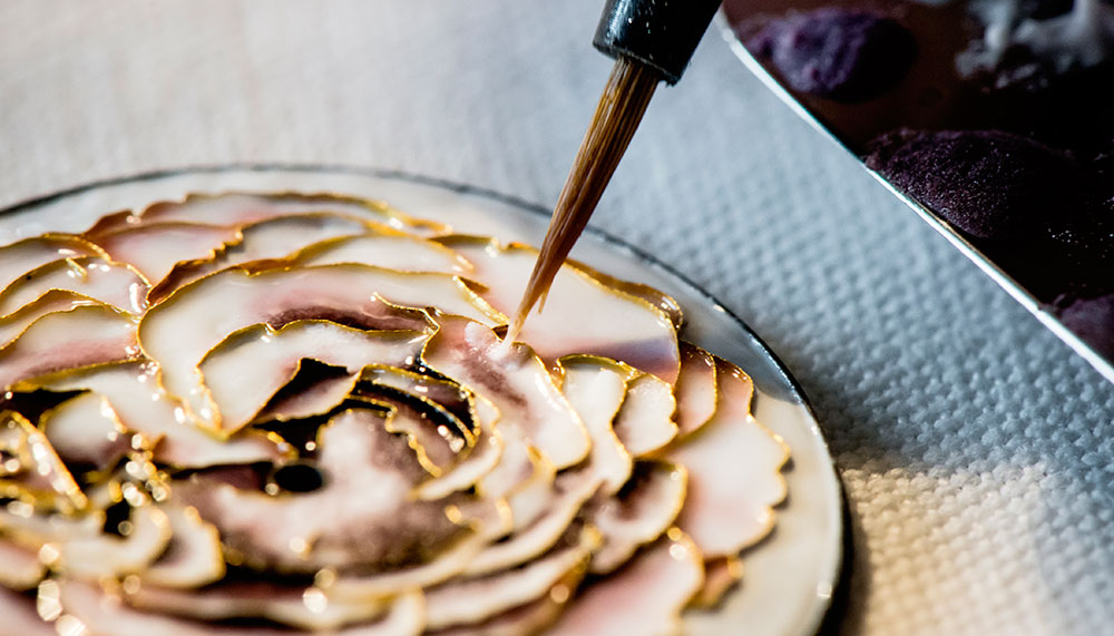 Enamel art by Suzanne Rohr