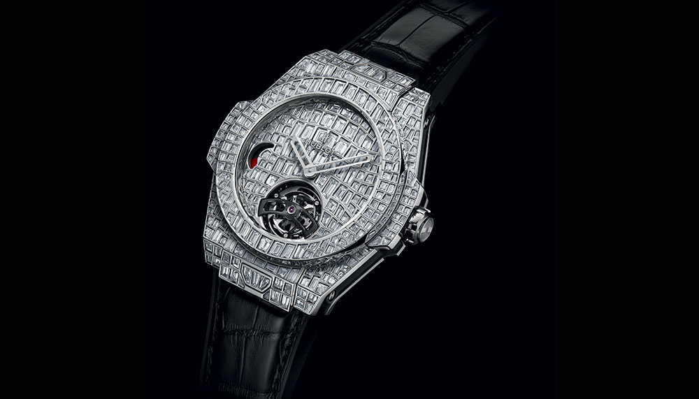 Hublot Big Bang Tourbillon Croco High Jewellery