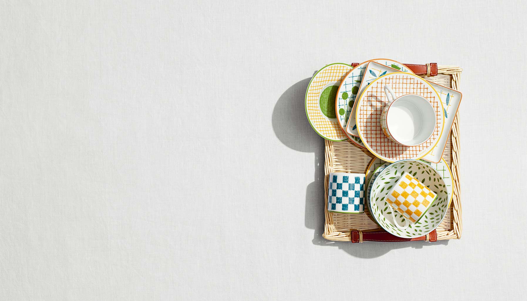 Hermes, Tableware, A Walk In The Garden,