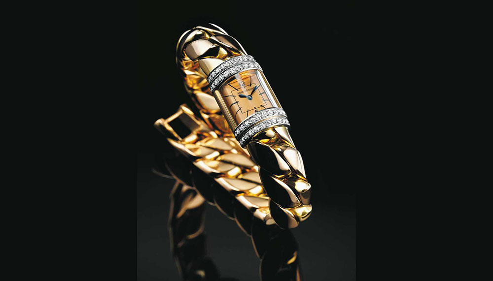 1949 Duoplan with braided gold bracelet