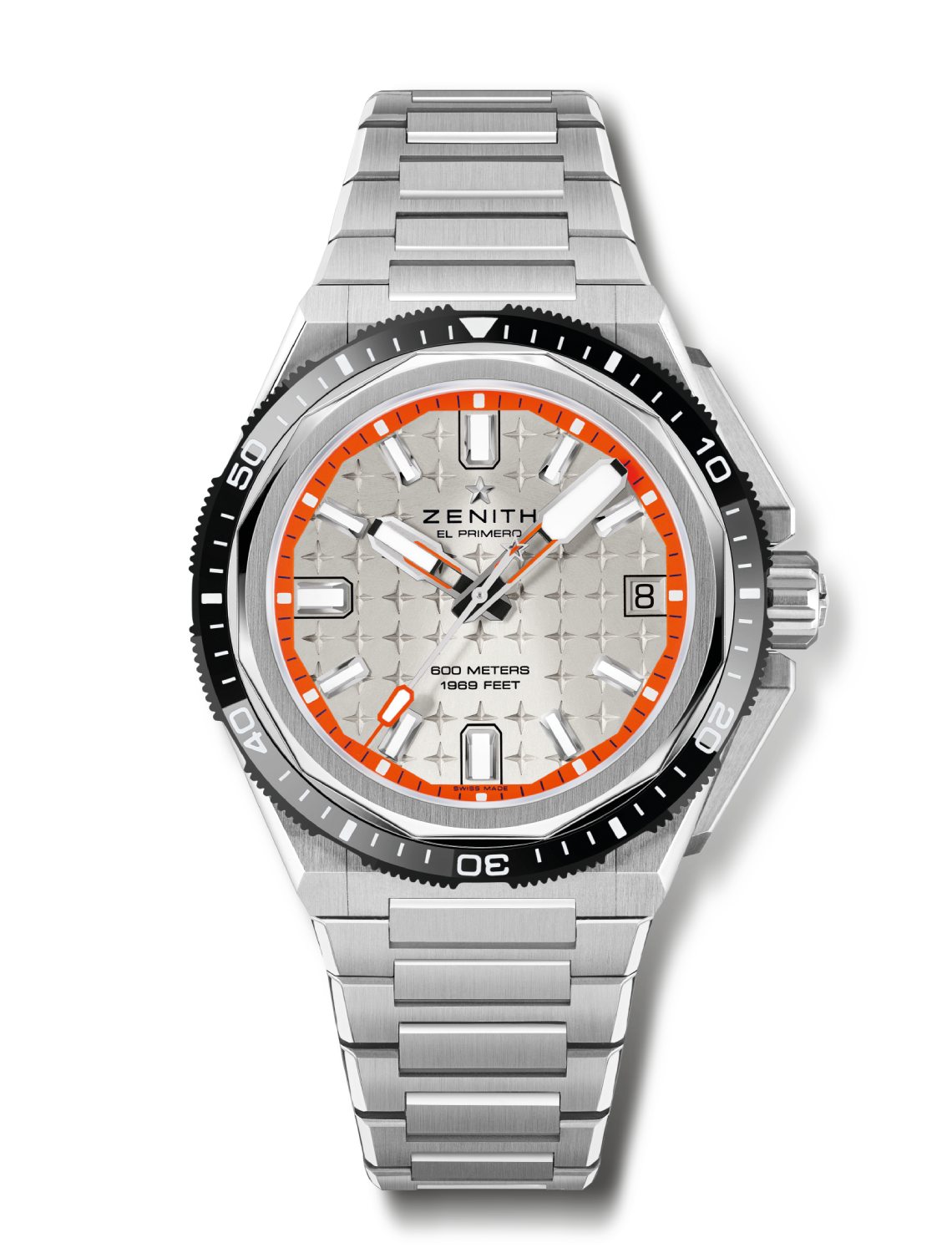 The Defy Extreme Diver is powered by the El Primero 3620-SC automatic high-frequency manufacture calibre with 60 hours of power reserve.