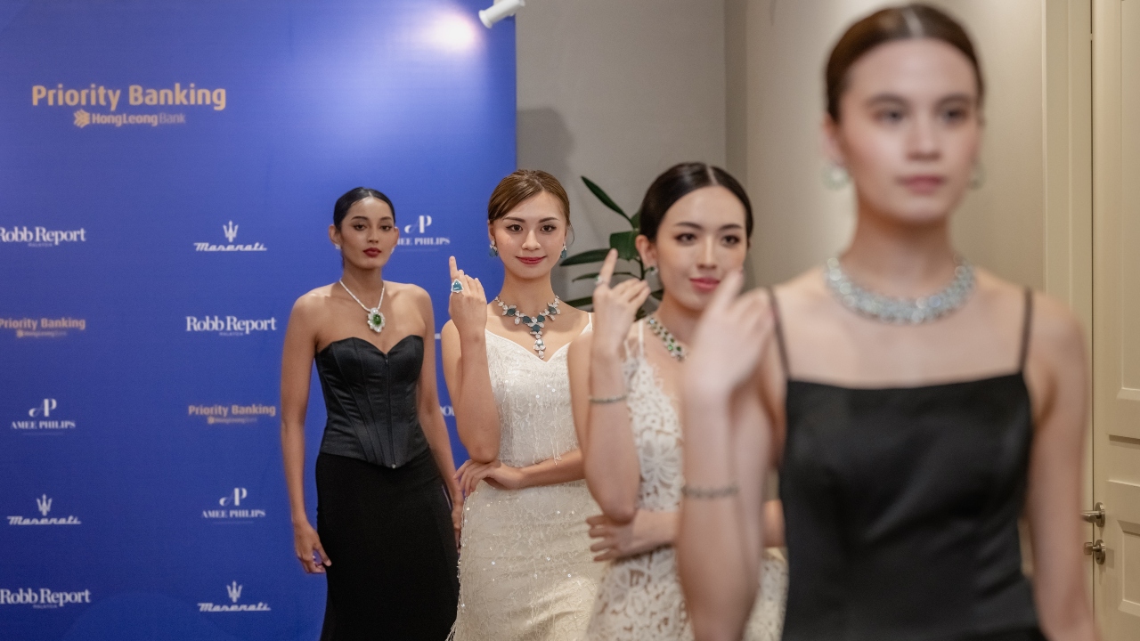 Amee Philips’ high jewellery catwalk show.