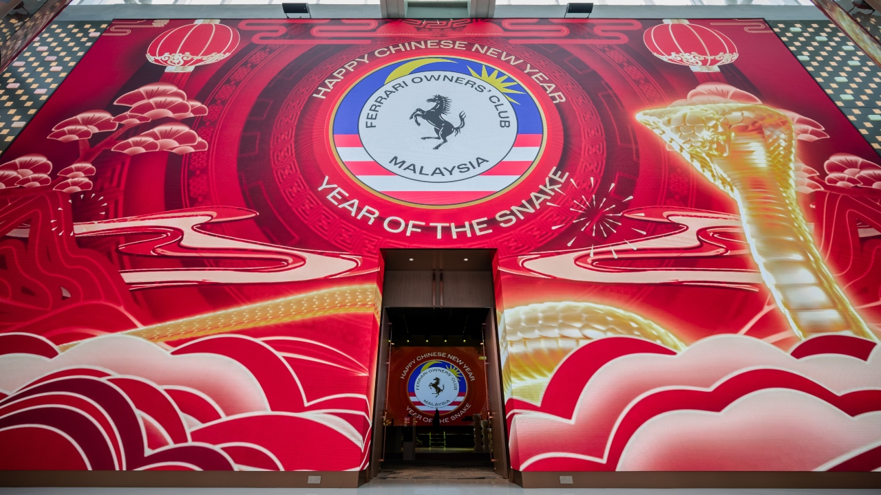 The magnificent Pacific Grand Ballroom LED wall at New Ocean World Fine Food City.