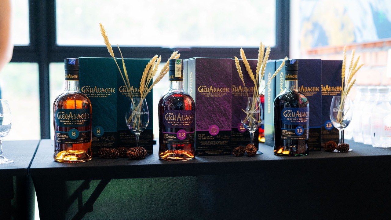 A selection of The GlenAllachie’s expressions was served across both nights.