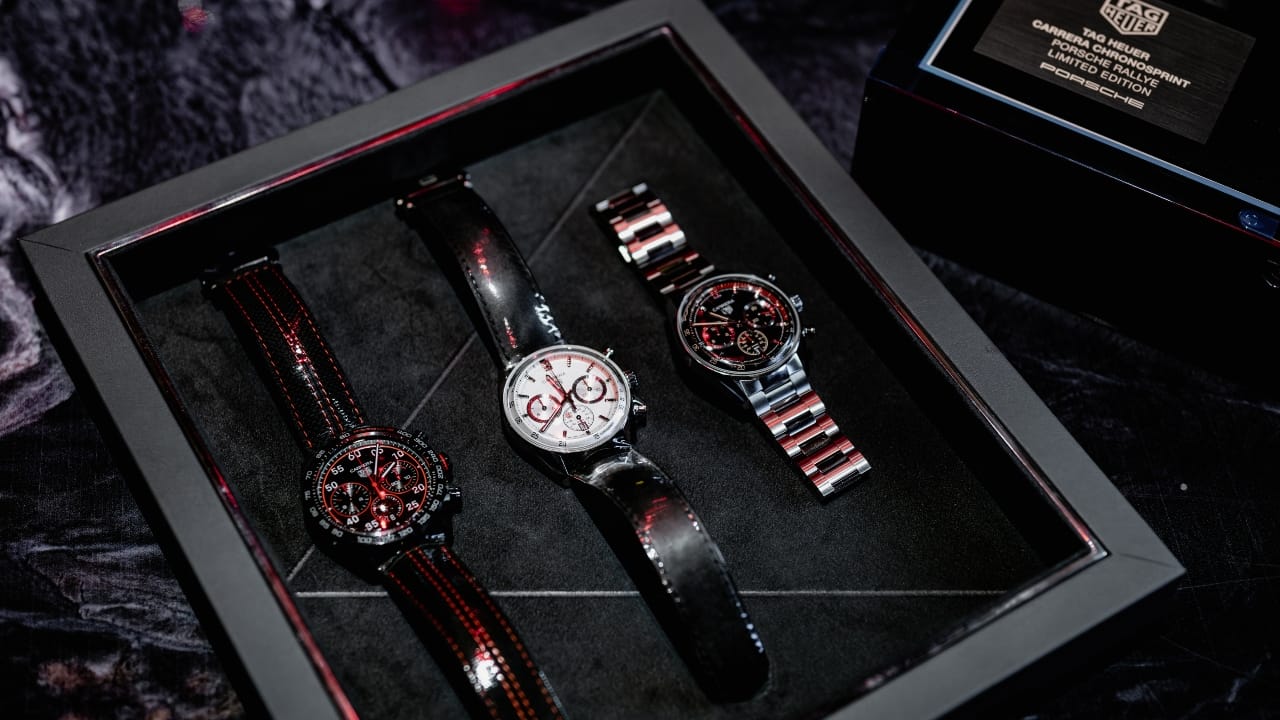 The TAG Heuer Carrera x Porsche collection.