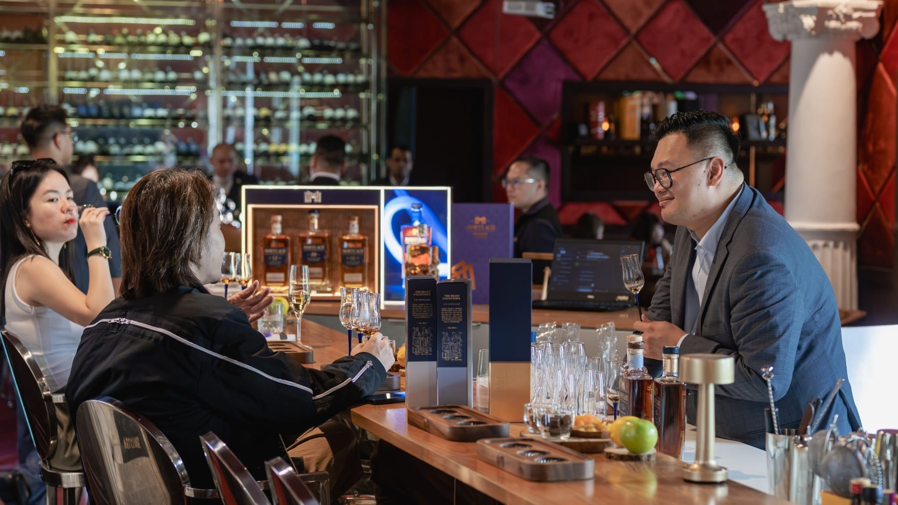 Guests attending the Mortlach masterclass.