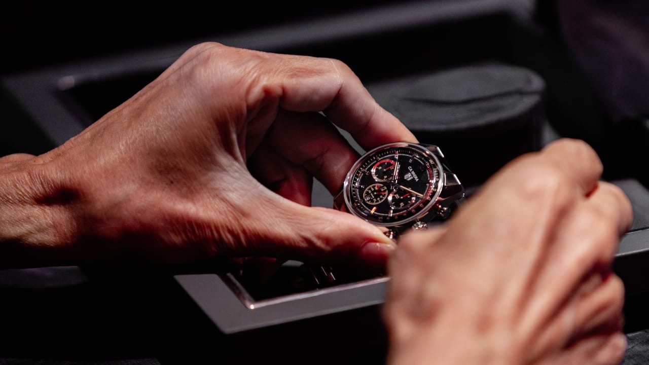 The TAG Heuer Carrera Chronosprint x Porsche Rallye.